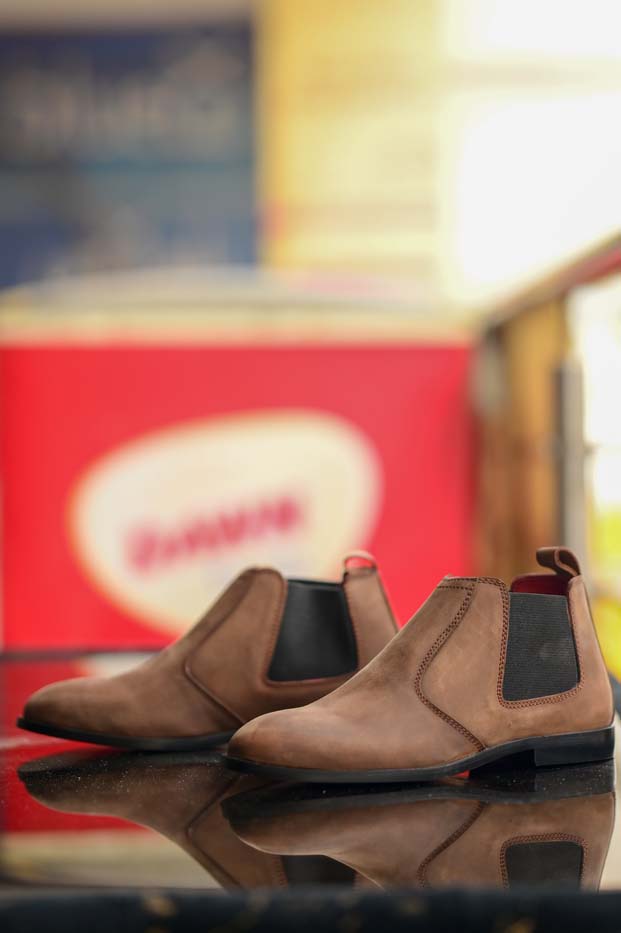 Pull up Leather Chelsea Shoe-Sku 344