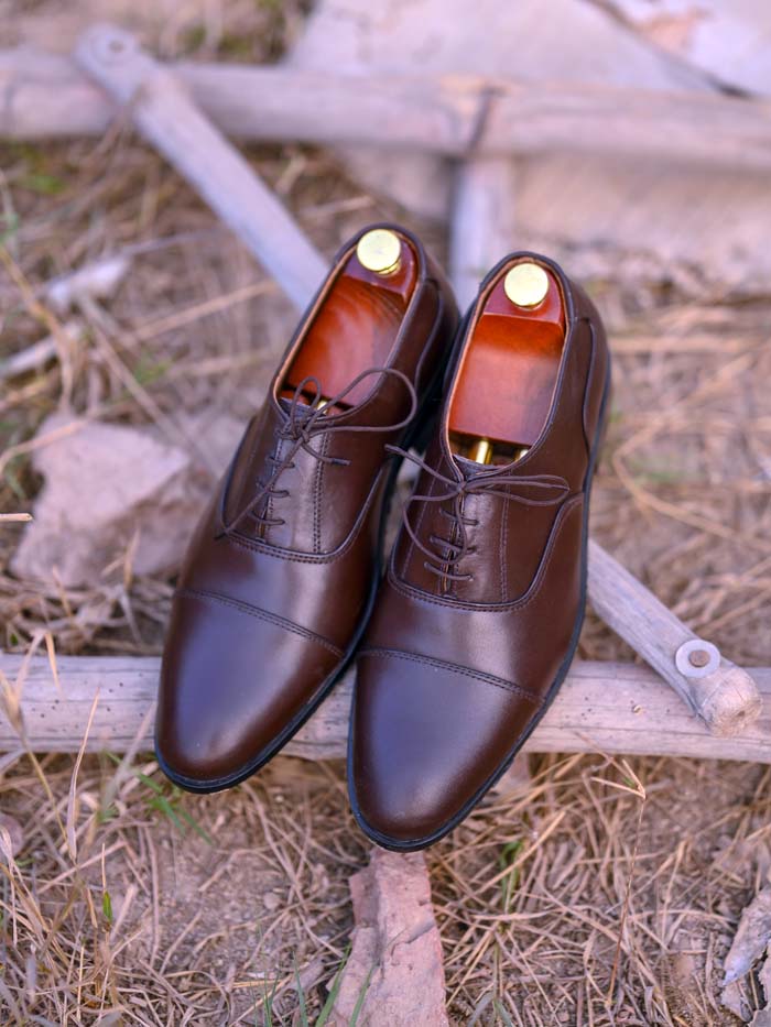 Royal Oxford Brown leather Shoe -Sku 26